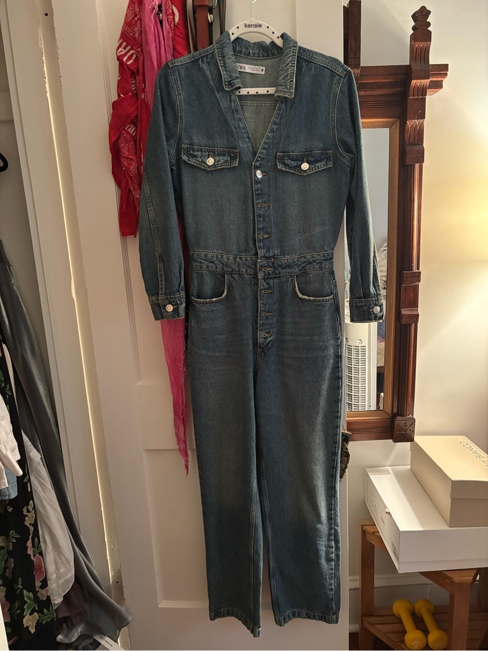 Zara Denim Jumpsuit